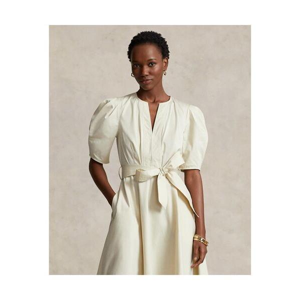 2026年 POLO RALPH LAUREN / ポロ ラルフ ローレン ハンカチーフ コットン パフドスリーブ ドレス 【8983915875】(32450円)