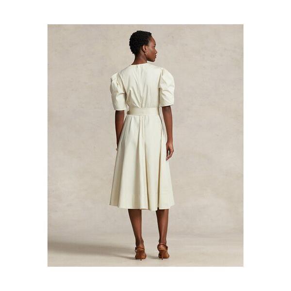 2026年 POLO RALPH LAUREN / ポロ ラルフ ローレン ハンカチーフ コットン パフドスリーブ ドレス 【8983915875】(32450円)