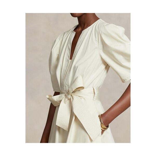 2026年 POLO RALPH LAUREN / ポロ ラルフ ローレン ハンカチーフ コットン パフドスリーブ ドレス 【8983915875】(32450円)