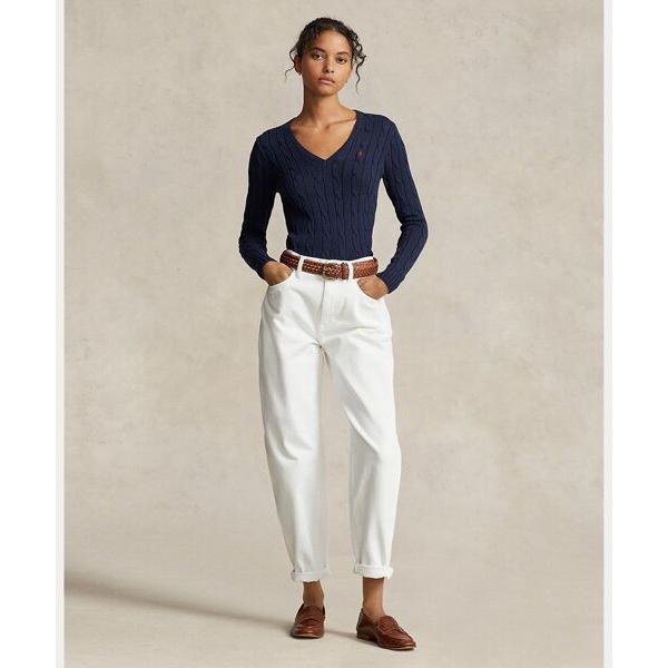 美品✨ポロラルフローレン　ケーブルニット コットン Vネック 定価29,700 POLO RALPH LAUREN（ポロ・ラルフローレン） POLO RALPH LAUREN / ポロ