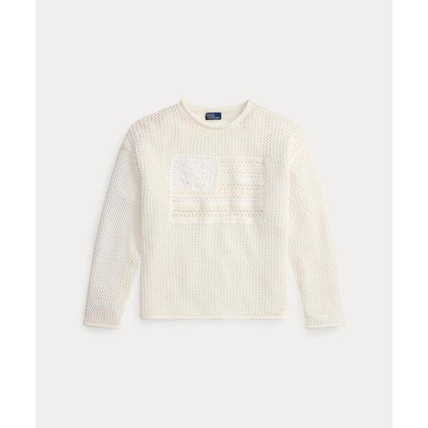 POLO RALPH LAUREN / ポロ ラルフ ローレン トーナル フラッグ ポインテール セーターの画像