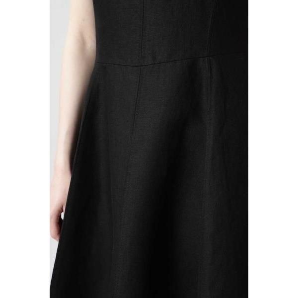 ADORE / アドーア 《BLACK LABEL》ボンディング麻ワンピース