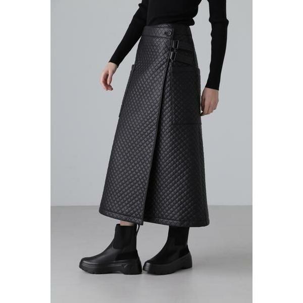 KOKO様 アドーア　キルティングフェイクレザースカート （38） KOKO様 アドーア キルティングフェイクレザースカート （38） - メルカリ