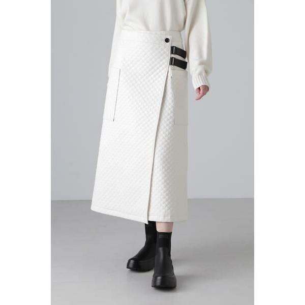 ADORE（アドーア） キルティングフェイクレザースカート : タカシマヤ