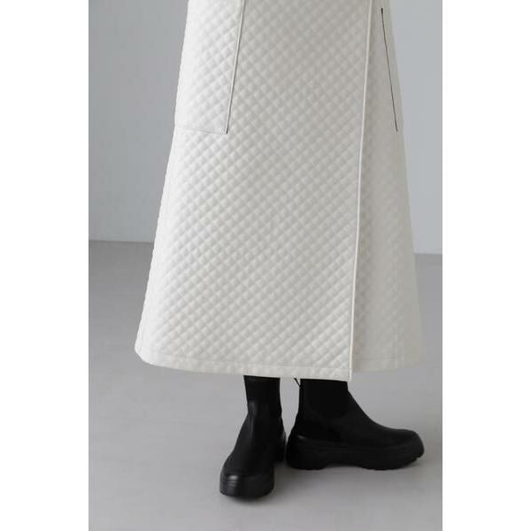 ADORE（アドーア） キルティングフェイクレザースカート : タカシマヤ