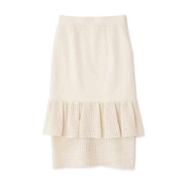 【美品】ADORE モールメッシュレーススカート　ブラック ADORE（アドーア） モールメッシュレーススカート : タカシマヤ