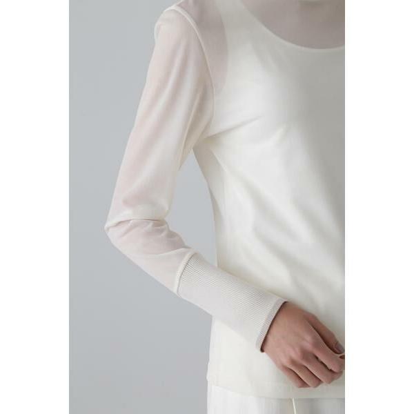 【ADORE】25商品美品　シアージャージーカットソー　38　ホワイト シアージャージーカットソー | ADORE（アドーア） ｜【公式】通販mix