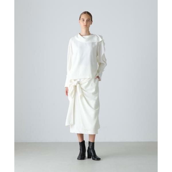 ADORE / アドーア ◆バックサテンジョーゼットスカートの画像