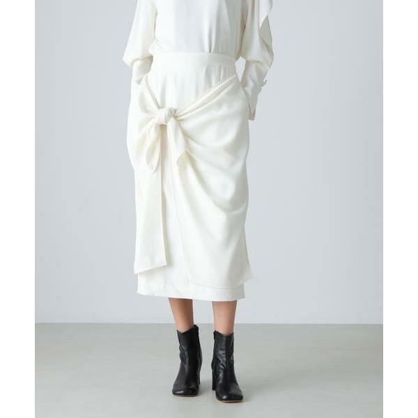 ADORE / アドーア ◆バックサテンジョーゼットスカートの画像
