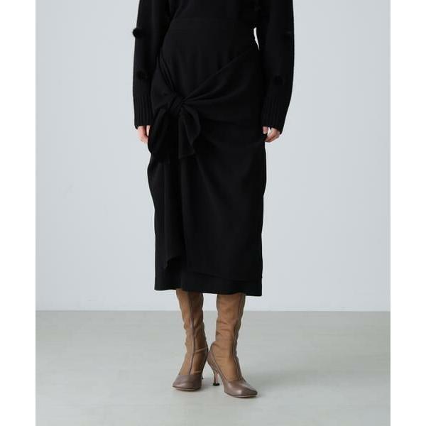 ADORE / アドーア ◆バックサテンジョーゼットスカートの画像