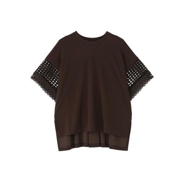 極美品 アドーア マットポンチカットソー 洗える ブラック ゆったり ADORE（アドーア） マットポンチトップス : タカシマヤファッション