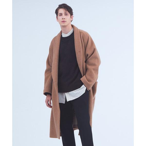 定価5.2万　美品 MYSELF ABAHOUSE ショールカラー ガウンコート ABAHOUSE / アバハウス 【MYSELF ABAHOUSE】ショールカラー ガウン
