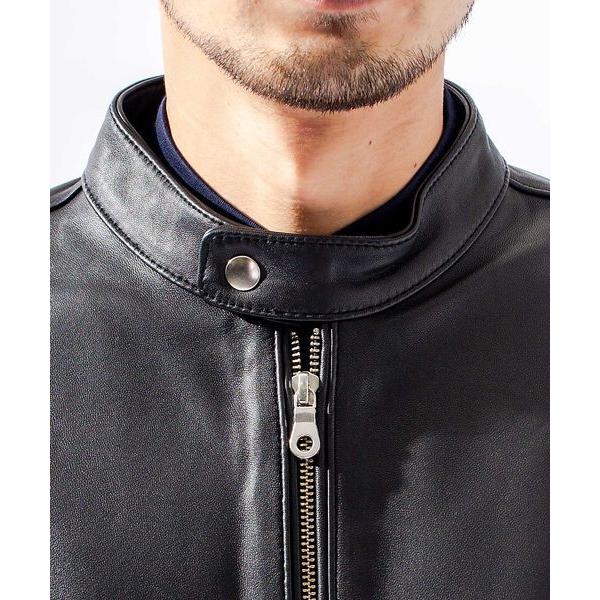 残りわずか ABAHOUSE（アバハウス） ラムレザージャケット アウター