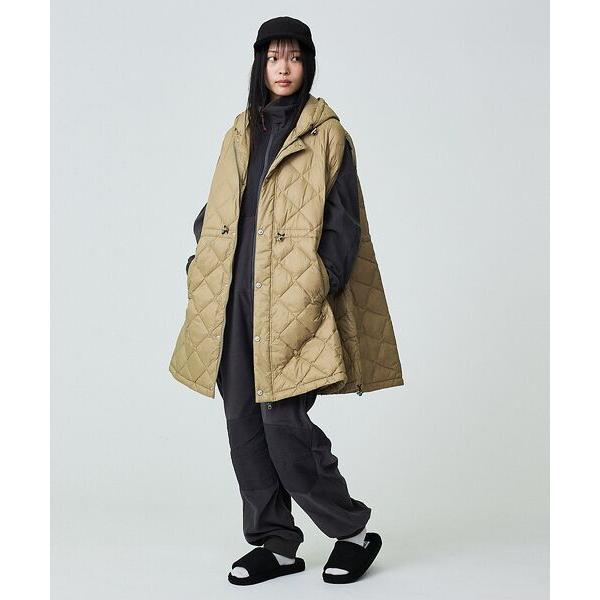 ABAHOUSE（アバハウス） 【TAION / タイオン】ポンチョ型ダウン/ケープ