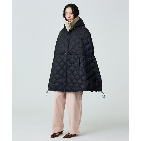 ABAHOUSE（アバハウス） 【TAION / タイオン】ポンチョ型ダウン/ケープ