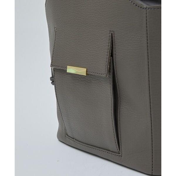 ABAHOUSE / アバハウス 【UNISEX】NATURAL SHRINK LEATHER - 2WAY BOの画像