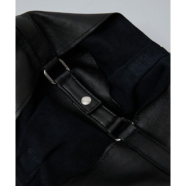 ABAHOUSE / アバハウス 【UNISEX】UNCONSTRUCTED SHEEP ONE HAND BAGの画像