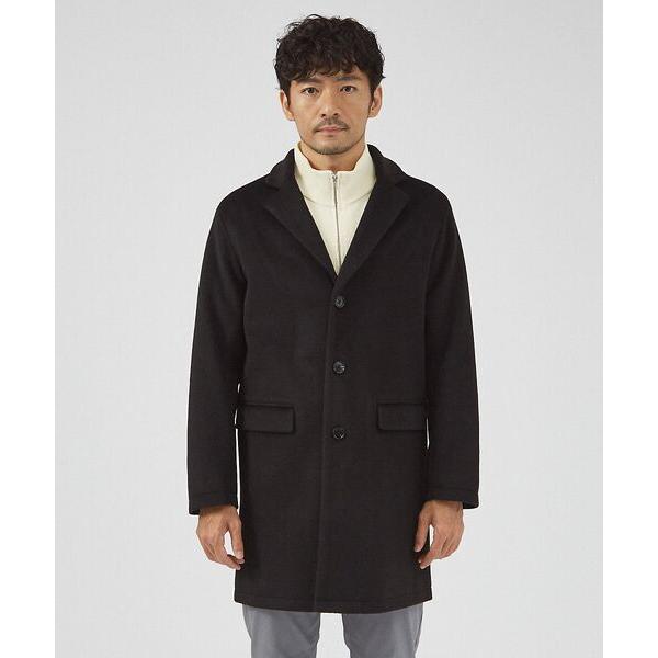 ABAHOUSE（アバハウス） 【シャギーニット】メルトン チェスターコート