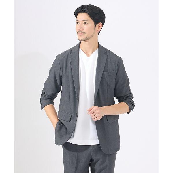 【ブラック】【セットアップ対応】シルキータッチ ウォッシャブル ジャケット セットアップ対応】シルキータッチ ウォッシャブル ジャケット｜OUTLET