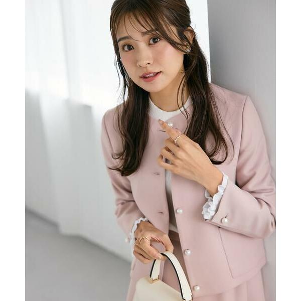 洗える】シャイニースムースジャケット 2024AW シャイニースムース