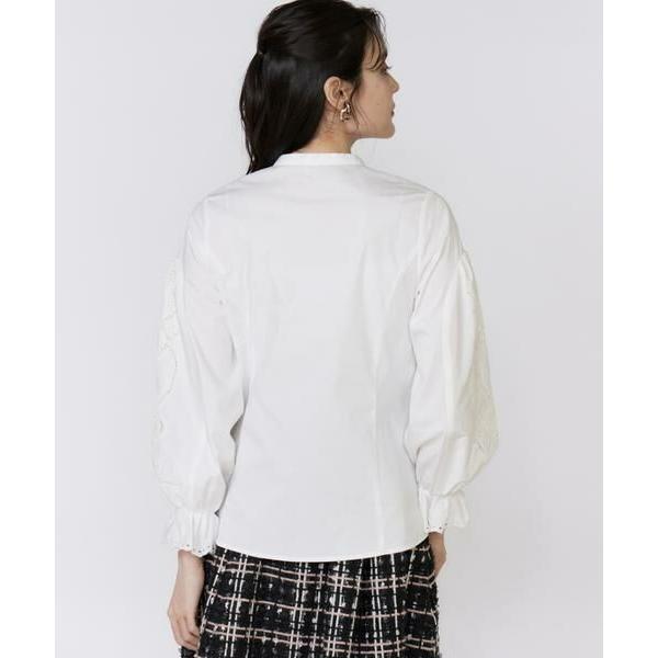 MM6◇CAMICIA RUFFLE PANELブラウス/38/コットン/PNK/S32CU0126 S47294