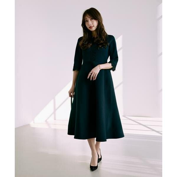 Maglie le cassetto / マーリエ ル カセット 《大きいサイズ》愛されクラシカル“Lace”ニットワンピース《M Maglie le cassetto×冨張愛》の画像