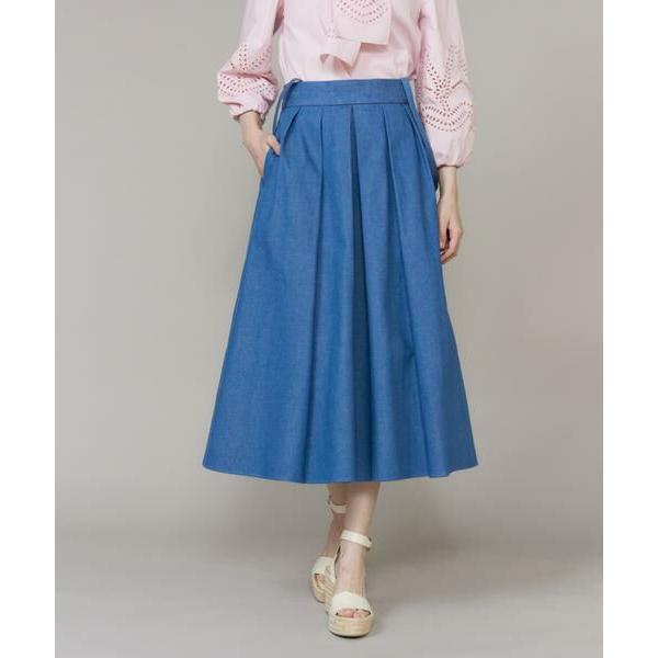 Maglie le cassetto / マーリエ ル カセット 《大きいサイズ》《WEB・POPUP限定》サスペンダー付きデニムタックスカート《M Maglie le cassetto》