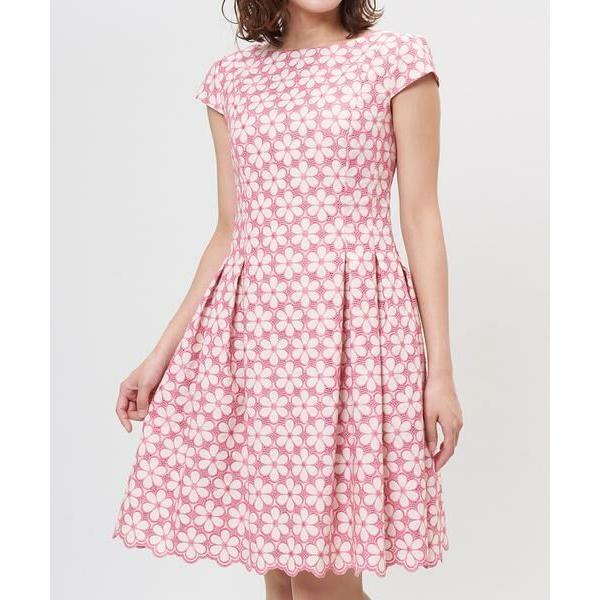 格安好評 Ef De タカシマヤファッションスクエア 通販 Paypayモール エフデ Maglie Collection フラワー刺繍レースフレンチスリーブワンピース 高評価安い Redprolid Org