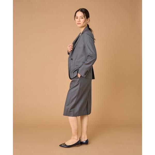 INED / イネド シルクウールテーラードジャケット《Loro Piana》の画像