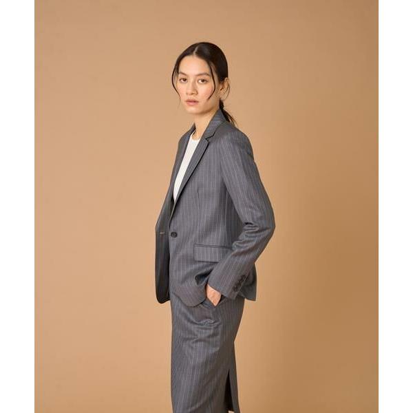 INED / イネド シルクウールテーラードジャケット《Loro Piana》の画像