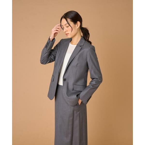 INED / イネド シルクウールテーラードジャケット《Loro Piana》の画像