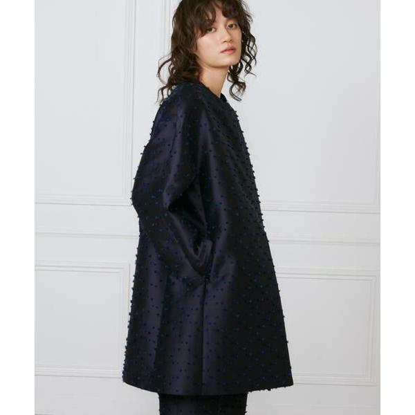 INED / イネド ノーカラーAラインコート《la veille by SUPERIOR CLOSET》の画像