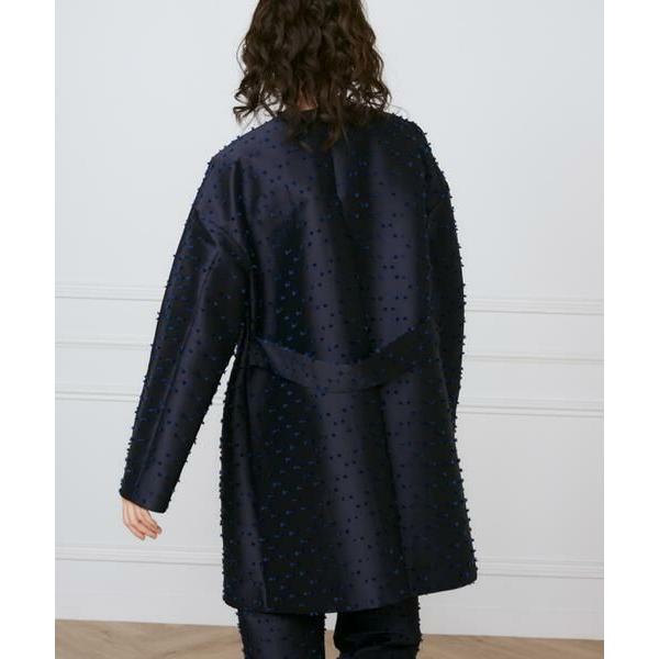 INED / イネド ノーカラーAラインコート《la veille by SUPERIOR CLOSET》の画像