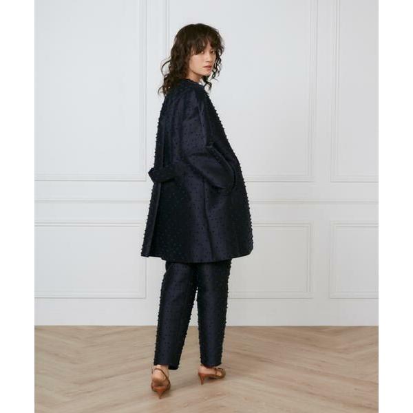 INED / イネド ノーカラーAラインコート《la veille by SUPERIOR CLOSET》の画像