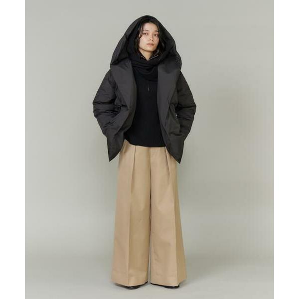 INED（イネド） ショート丈 ショールカラーフードダウンコート