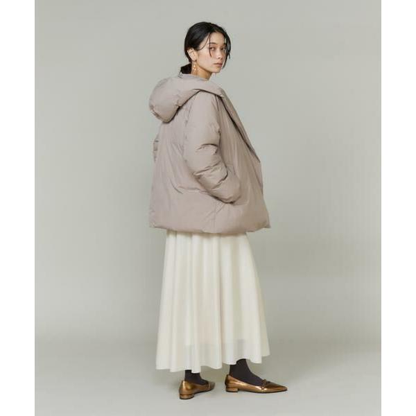 INED（イネド） 《大きいサイズ》ショート丈 ショールカラーフード