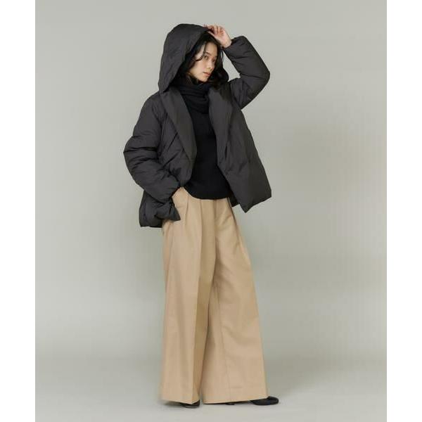 INED（イネド） 《大きいサイズ》ショート丈 ショールカラーフード