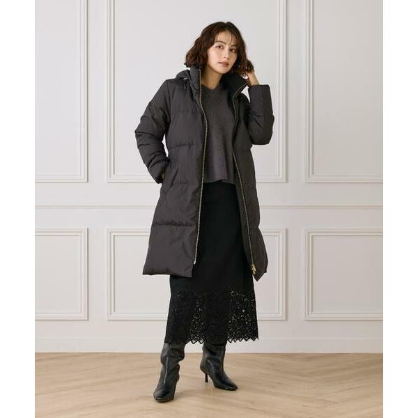 INED ダウンコート 大きいサイズ INED（イネド） 《大きいサイズ》ロング丈 スタンドカラーダウンコート