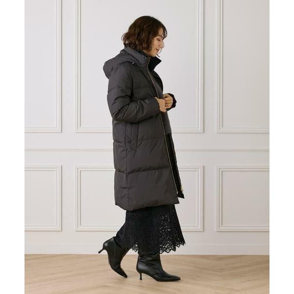 INED（イネド） 《大きいサイズ》ロング丈 スタンドカラーダウンコート