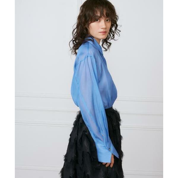 INED / イネド オーガンジーシャツ《la veille by SUPERIOR CLOSET》