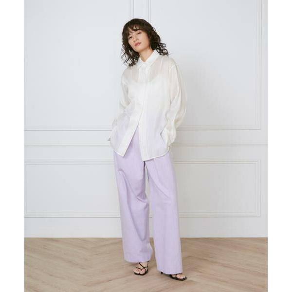 INED / イネド オーガンジーシャツ《la veille by SUPERIOR CLOSET》