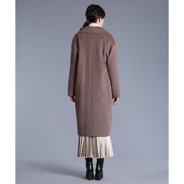 INED / イネド 《INED international》ドロップショルダーアンゴラコート