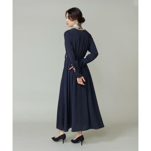 INED / イネド Classical Dahlia Scarfスカーフ《Tapis Noir》_7