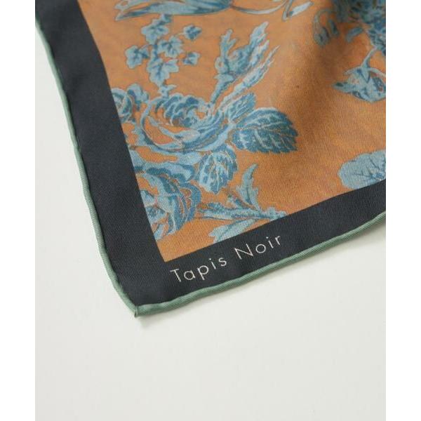INED / イネド Classical Dahlia Scarfスカーフ《Tapis Noir》_9