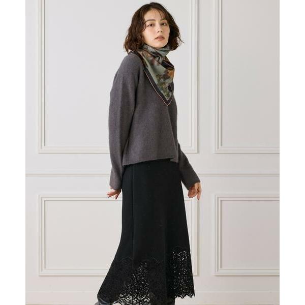 INED / イネド Classical Dani Scarf スカーフ《Tapis Noir》_10