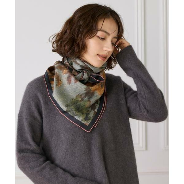 INED / イネド Classical Dani Scarf スカーフ《Tapis Noir》_2