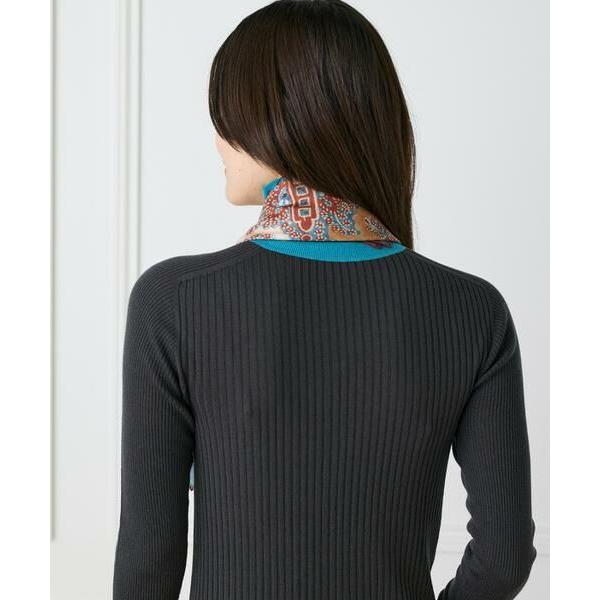 INED / イネド Classical Danica Scarf スカーフ《Tapis Noir》_2