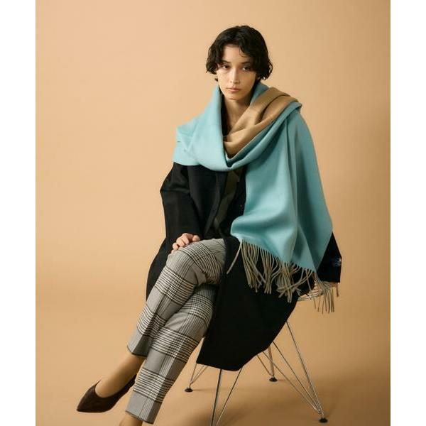 INED（イネド） スポンディッシュカシミヤリバーシブルストール 