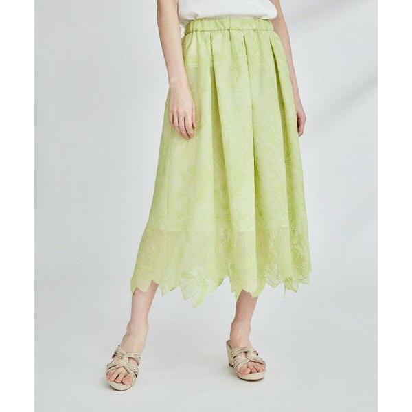 即納限定価格 Grace Continental Paypayモールファッション グレースコンチネンタル オンライン限定 フラワー刺繍ギャザースカート タカシマヤファッションスクエア 通販 最新作