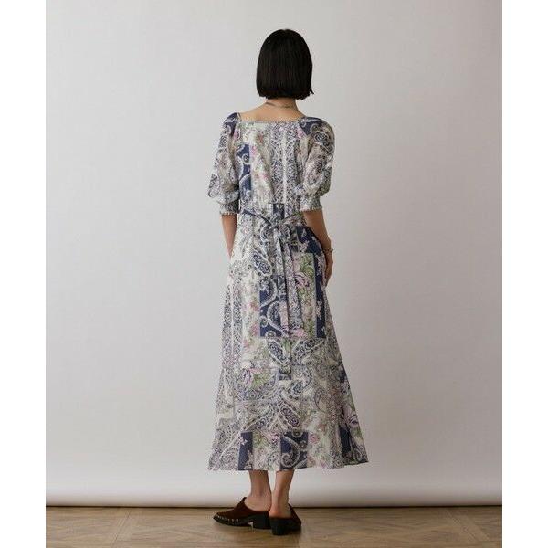 GRACE CONTINENTAL / グレースコンチネンタル スカーフプリントドレス